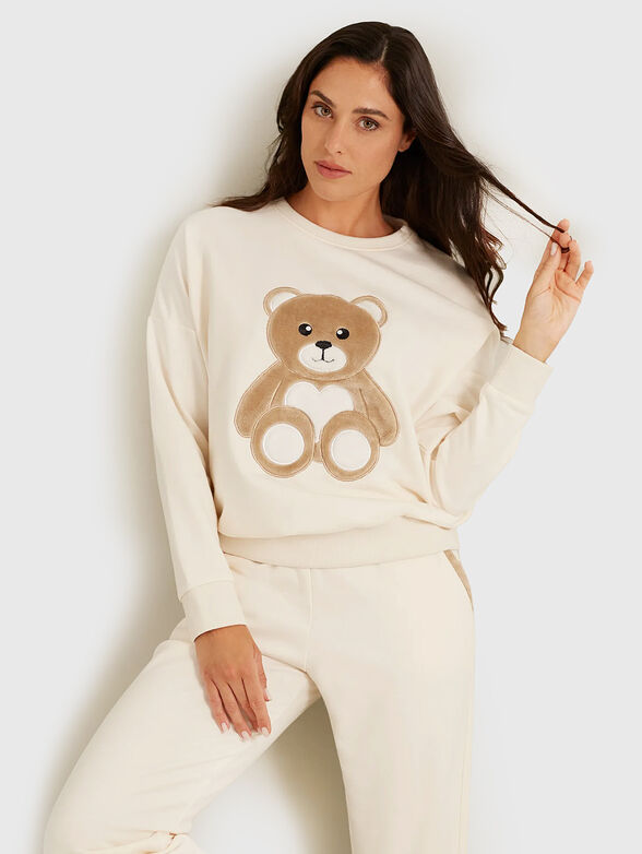 TEDDY BEAR pyjamas with embossed applique - 3