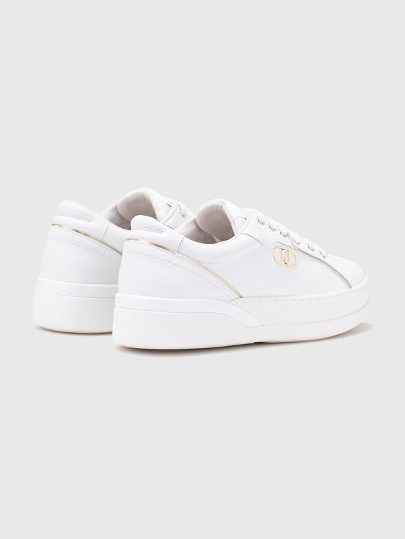 LENA 01 leather sneakers - 3