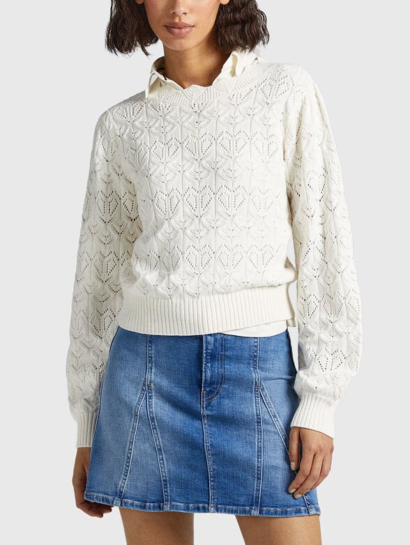 DAMARA sweater with openwork embroidery - 1