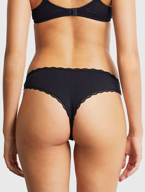 VICKY brazilian briefs in black - 2