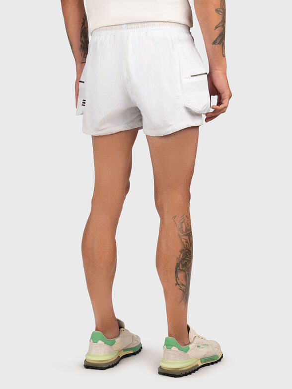 Unisex sports shorts with accent ties - 4
