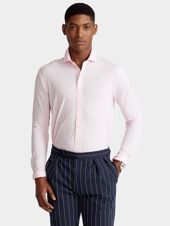Pink cotton shirt - 1