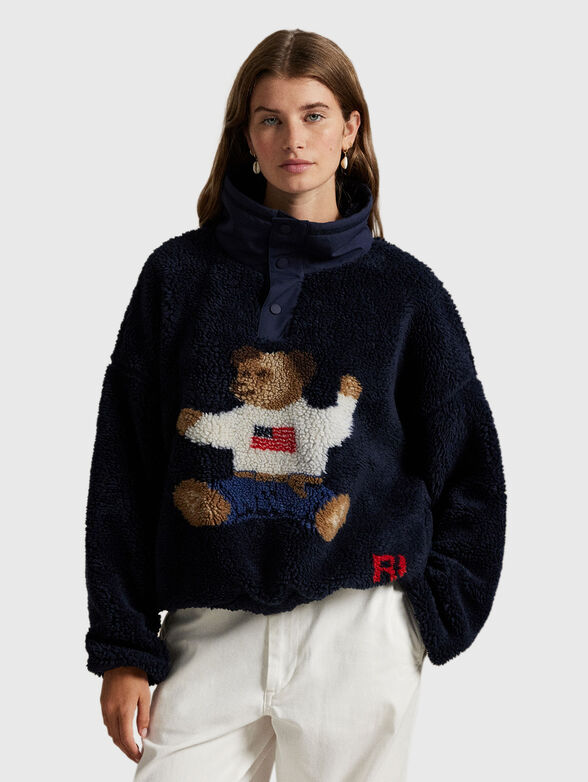 Polo Bear high-pile fleece mockneck - 1