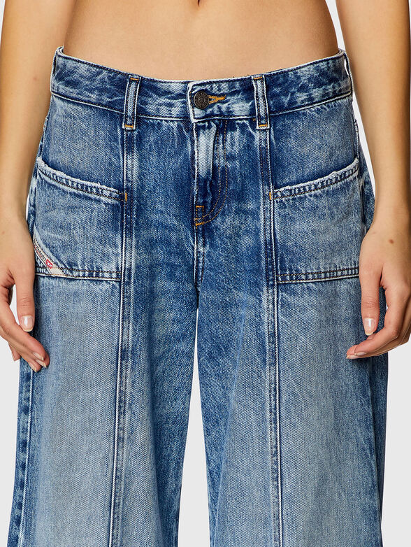 D-AKII  wild-leg jeans - 4