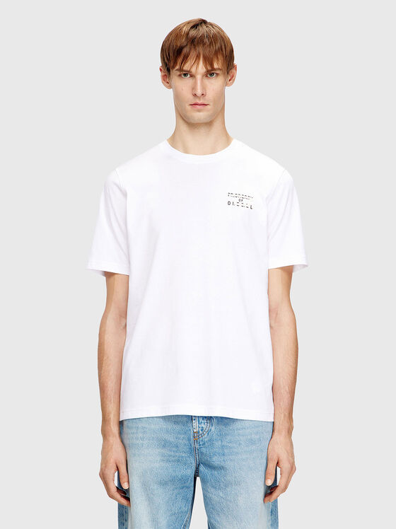 Памучна тениска T-ADJUST-V5 с овално деколте - 1