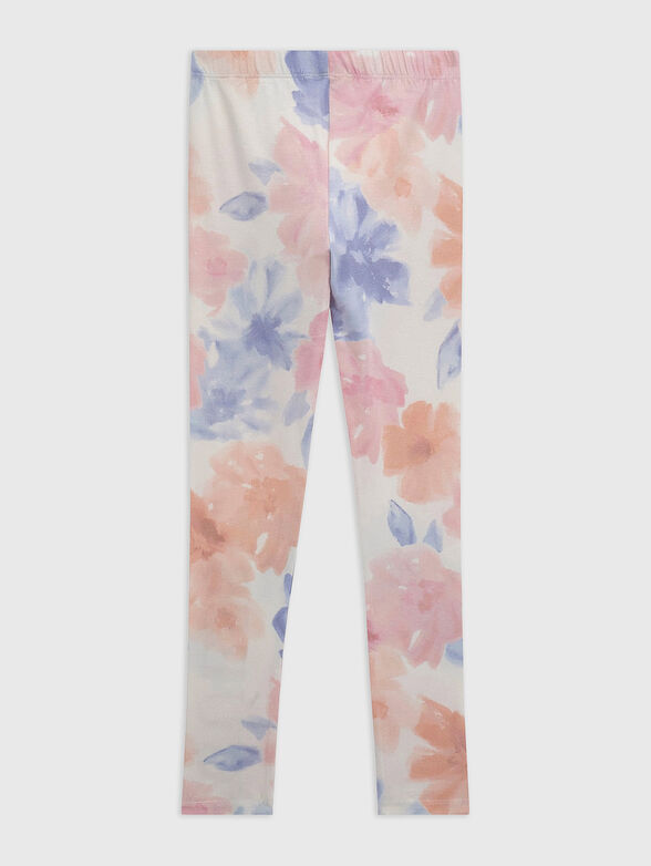 Floral print leggings - 2