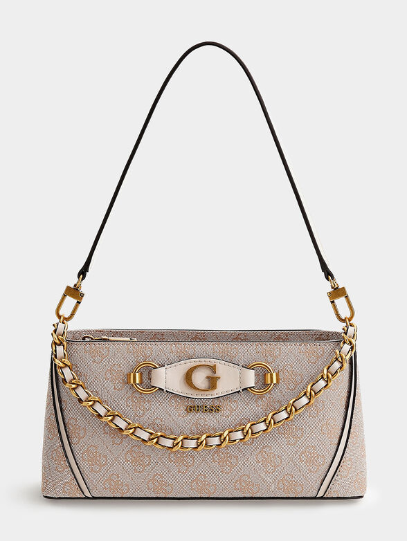IZZY hobo bag with logo print - 1