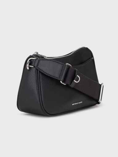 Leather crossbody bag with detachable wallet - 4