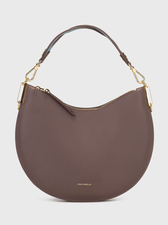 Чанта от естествена кожа с дълга презрамка - 1