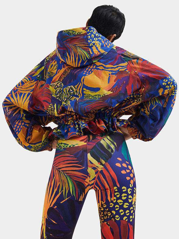 RITMICA jacket with tropical print and hood - 3