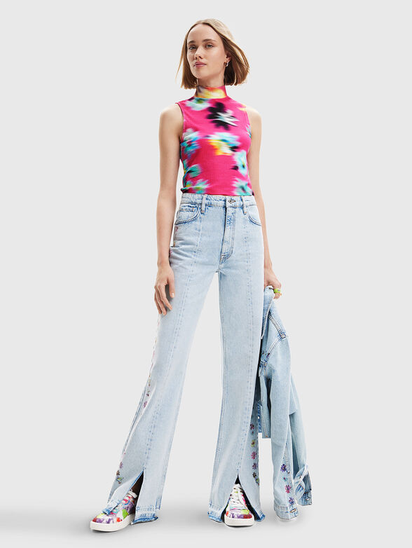 FLORES jeans with slits - 4