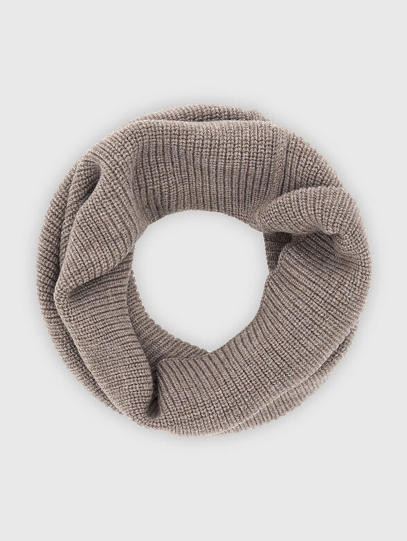 Merino wool collar scarf - 1