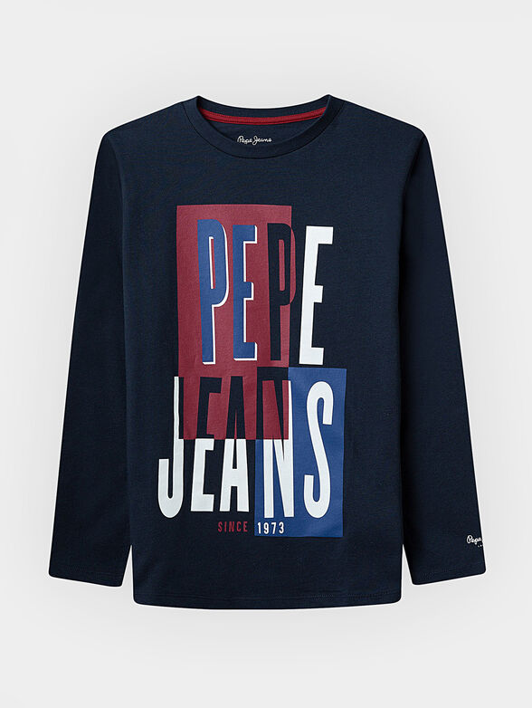 ALVARO cotton t-shirt with long sleeves  - 1