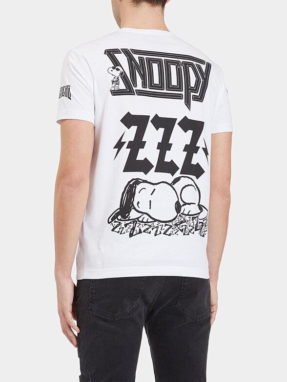 Black t-shirt with Rock Woodstock print - 2
