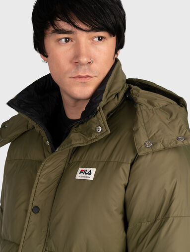 TIREBOLU green jacket with a hood - 5
