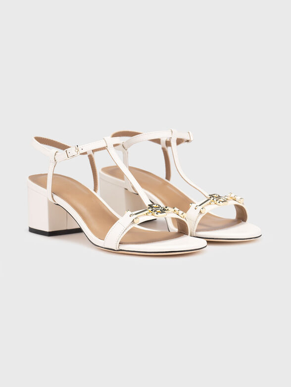 Leather heeled sandals - 2