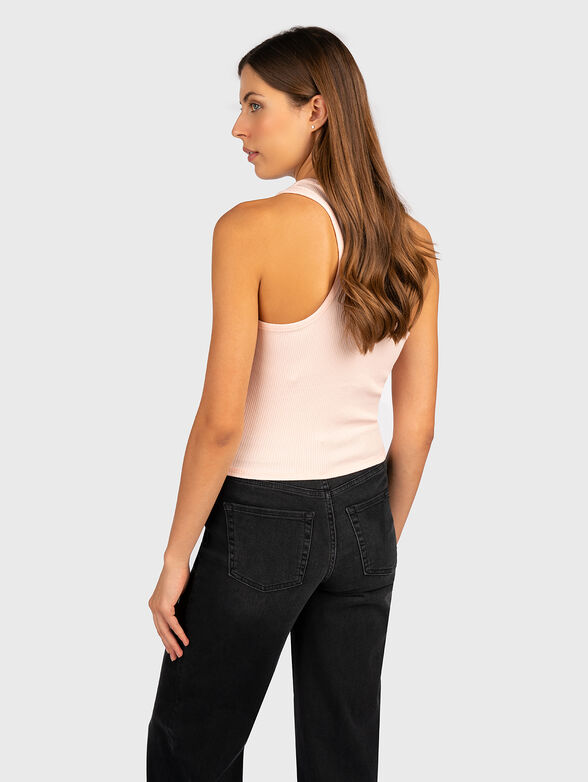 DENISE top with logo embroidery - 2