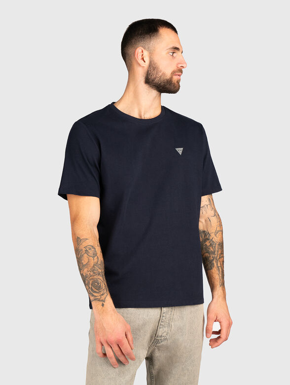 Rond neck black T-shirt - 1