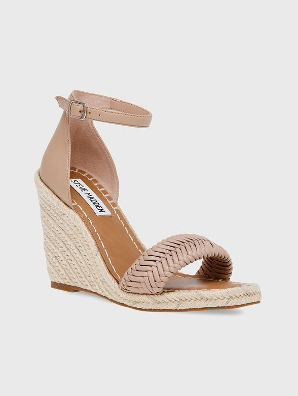 MISTIE  beige platform espadrilles - 2