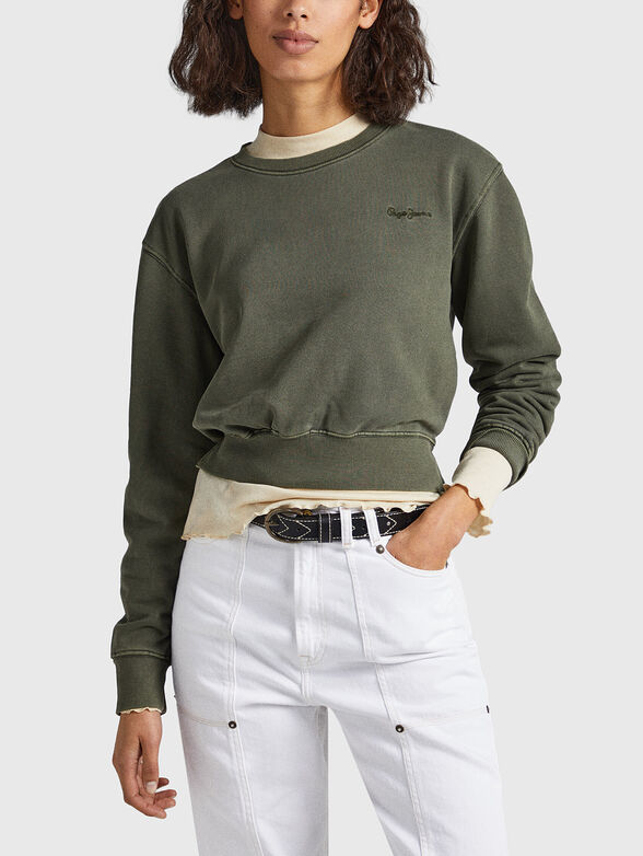 ADRIANA cropped sweatshirt  - 1