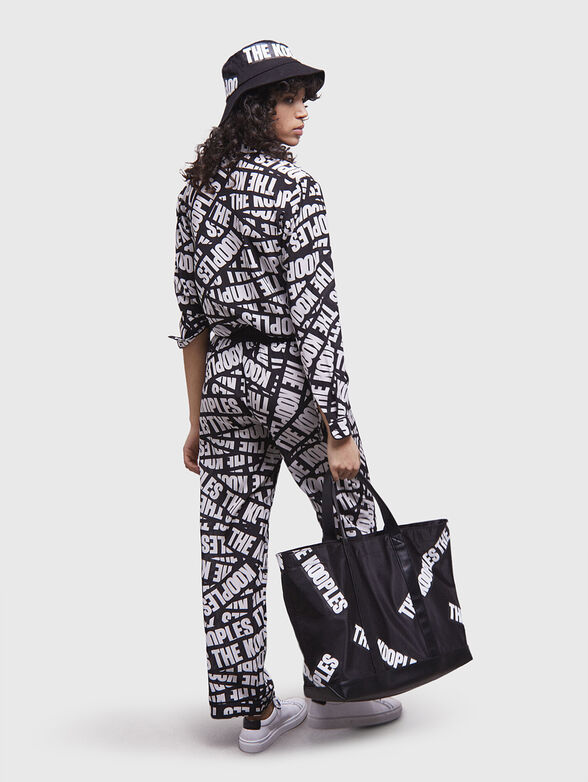 Bucket hat with logo print - 2