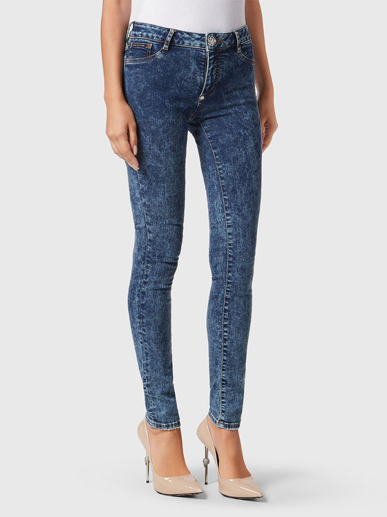 Skinny jeans with washed effect - 1