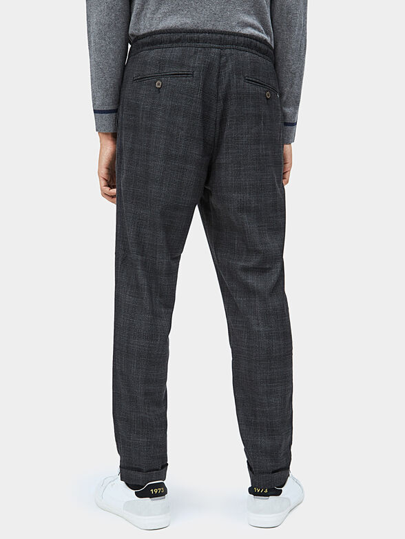 CASTLE trousers with plaid print - 2