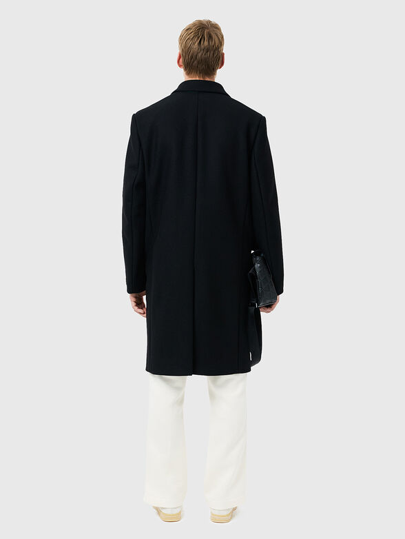 Wool coat with buttons - 3