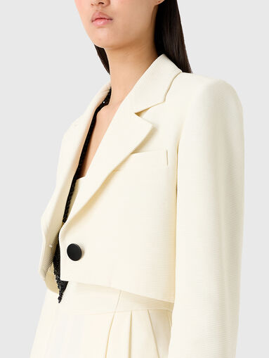 Cropped jacket - 4
