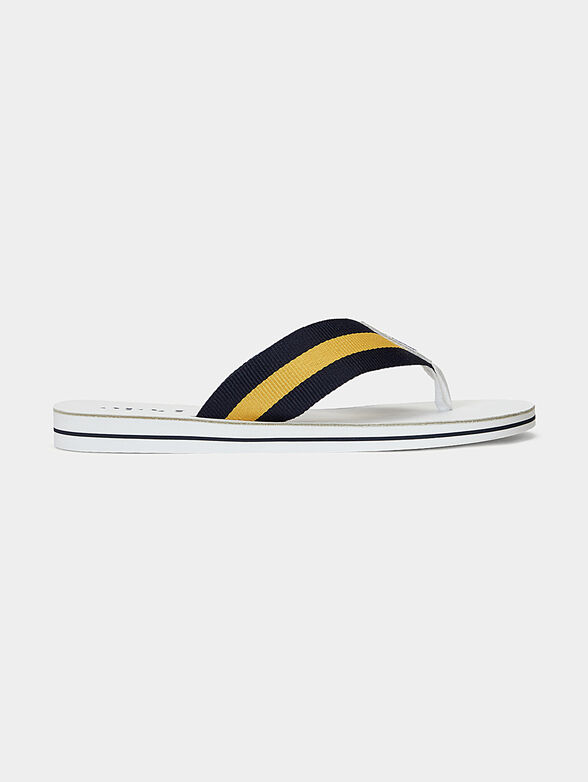 VINTAGE BOLT white flip-flops - 0