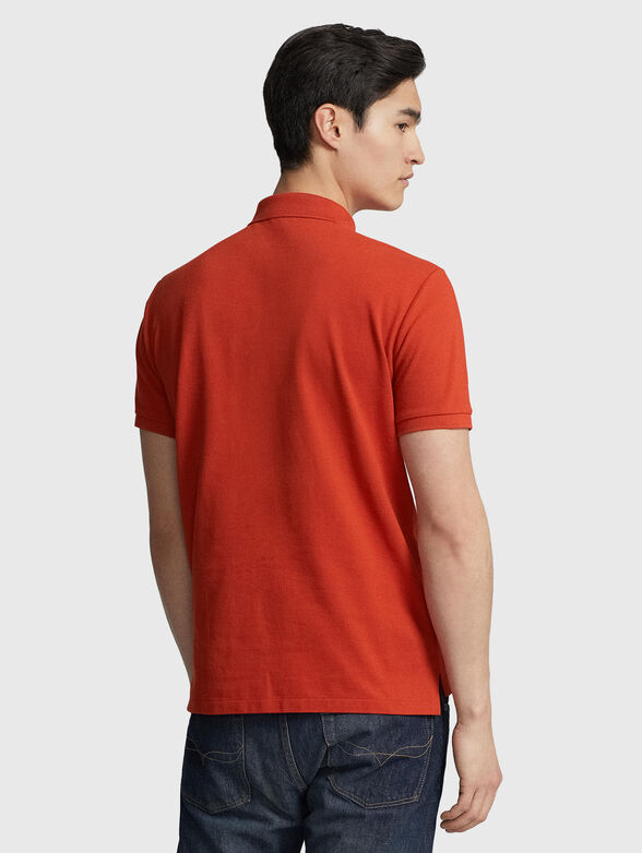 Contrast-logo Polo shirt  - 3