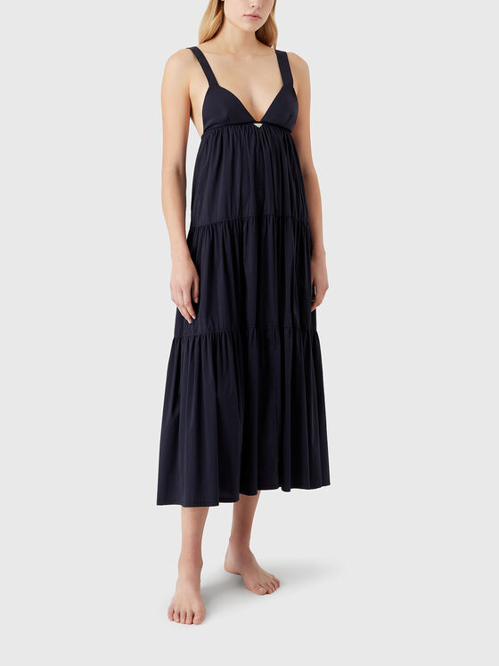 V-neck midi dress - 1