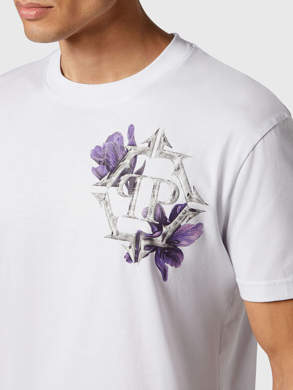 FLOWERS round neck T-shirt - 4