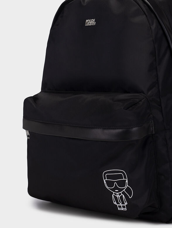 Textile backpack with logo details - 4