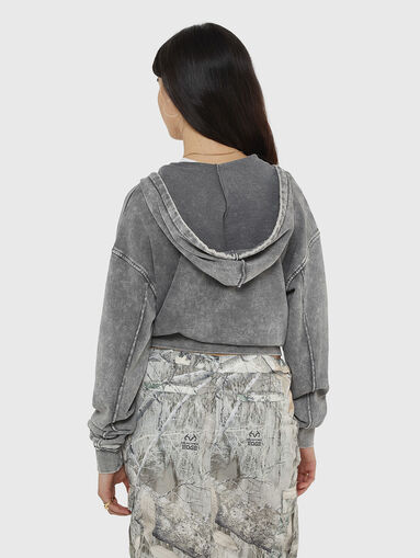 Sweatshirt with washed effect in blue colour - 3