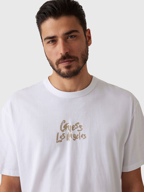 Oversized T-shirt with accent back - 4