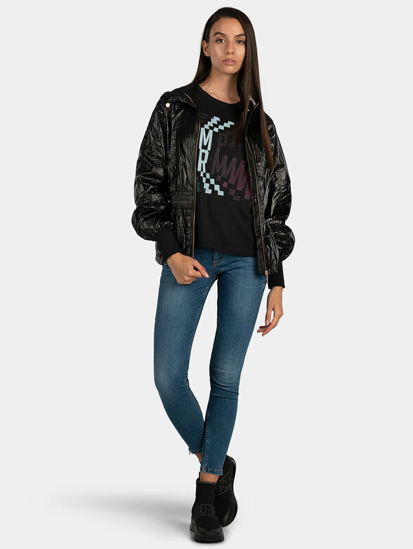 Lyocell Т-shirt with logo - 4