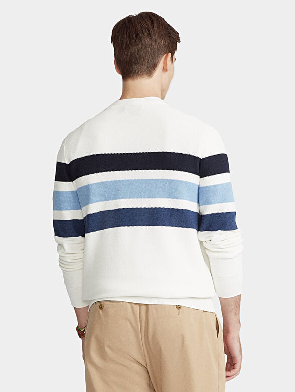 Sweater with contrasting stripes - 3