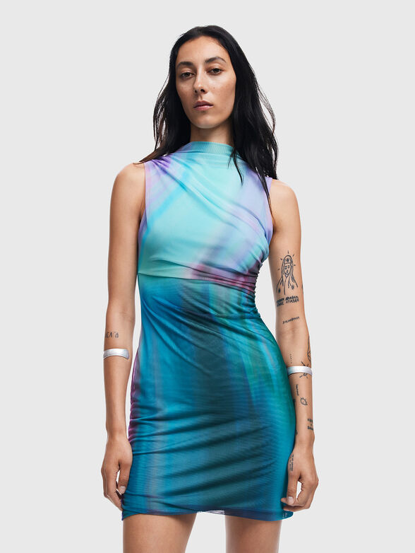 Tulle dress with gradient effect - 1