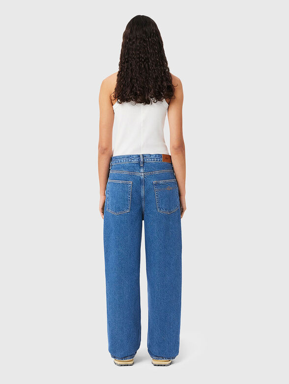 Low waisted wide leg jeans - 2