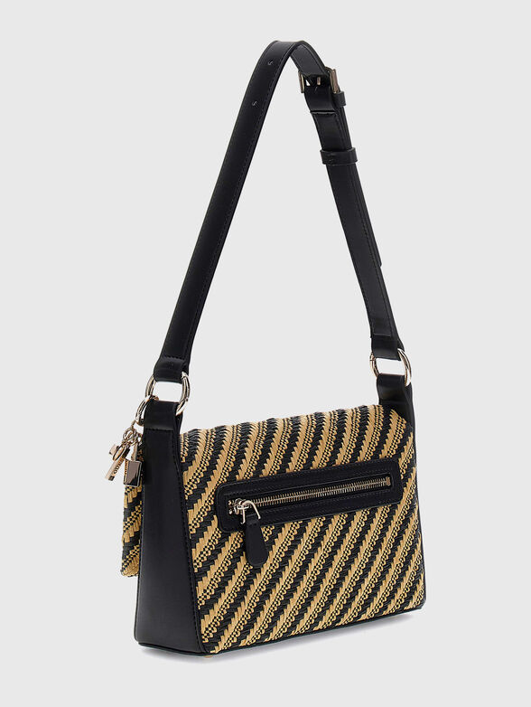 SIMONA shoulder bag with woven texture - 2