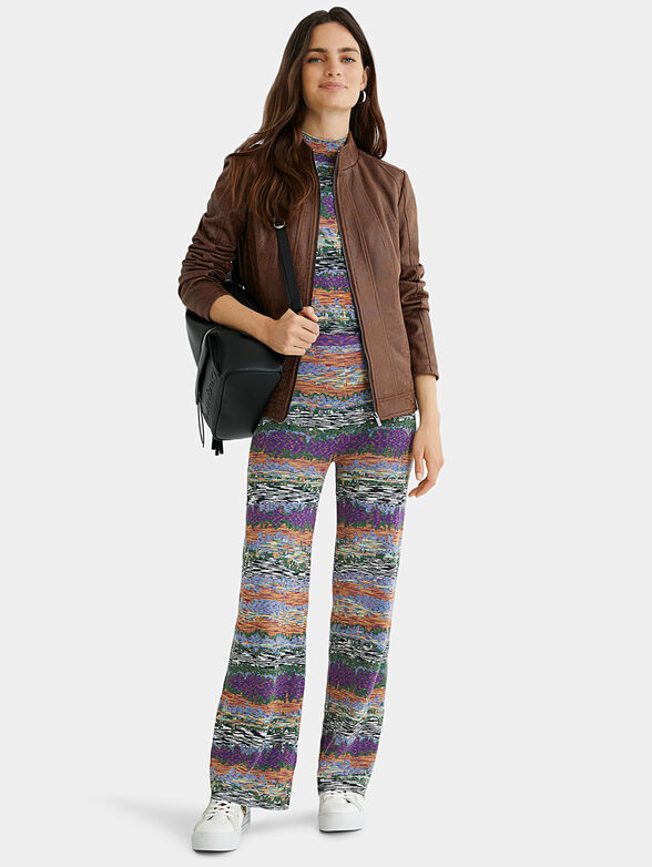 Slim high neck jacket COMARUGA - 2