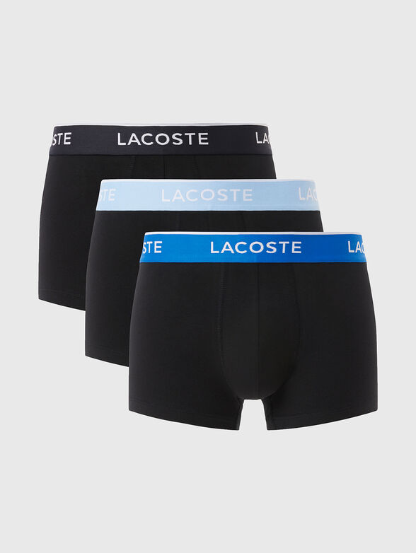 Set of three pairs of boxers with logo - 1
