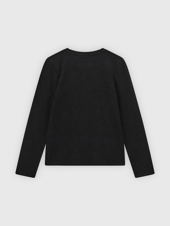 Cotton blouse with print - 2