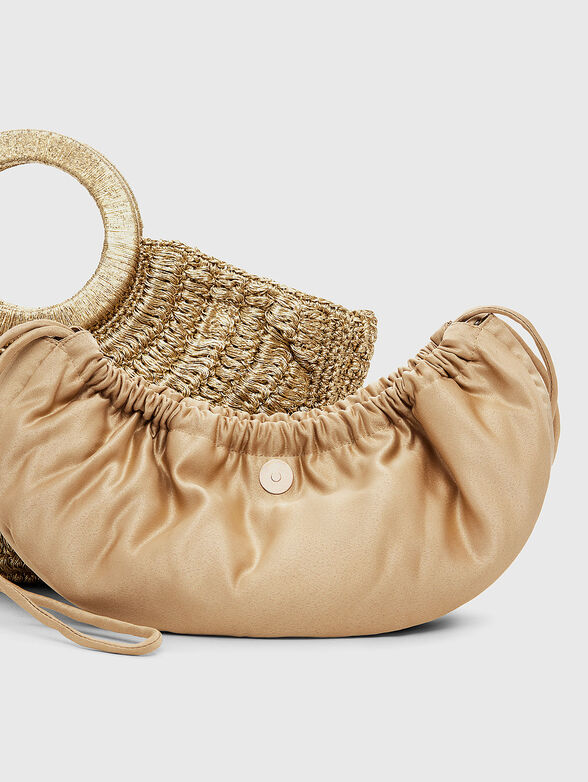 Knitted bag with long handle - 5