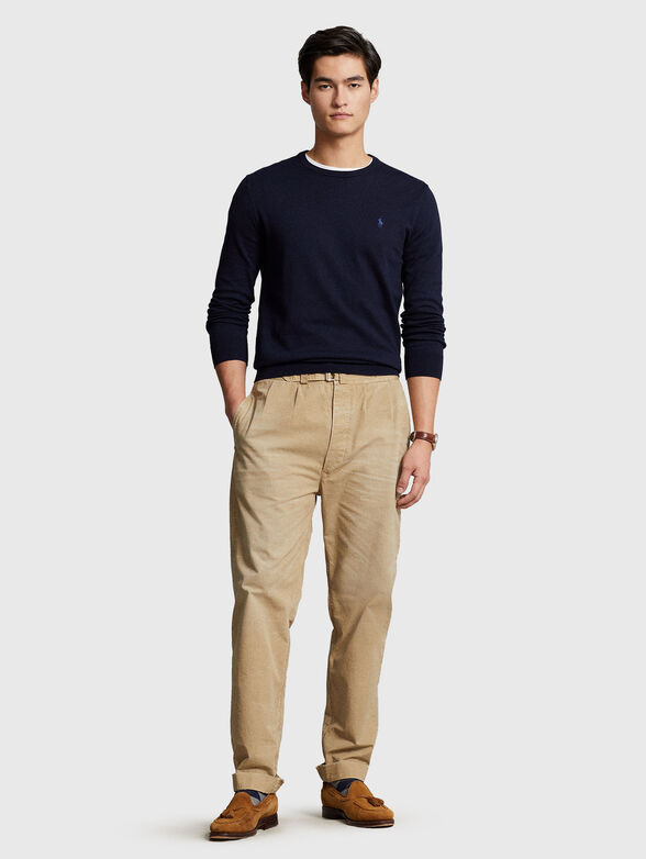 Slim fit cotton jumper - 2