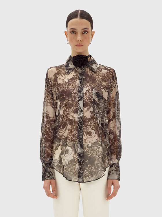 Риза с флорални мотиви - 1