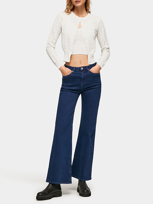 BONELL white cardigan with buttons - 2