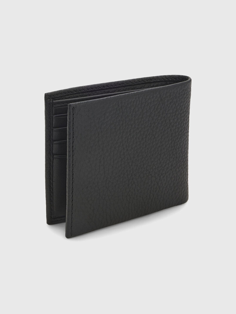 Black leather wallet - 3