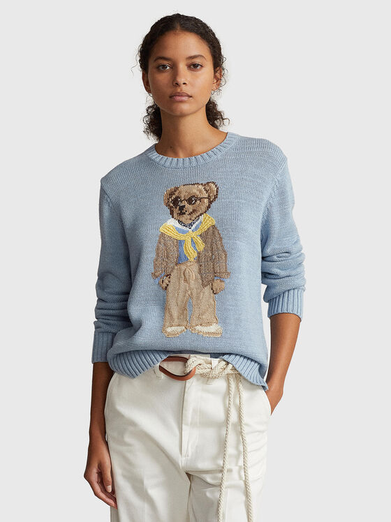 POLO BEAR blue sweater  - 1